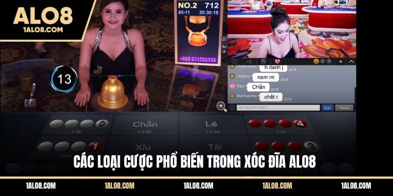 Hướng dẫn tải game Xóc Đĩa ALO8 - Game Đổi Thưởng Đỉnh Cao Các loại cược phổ biến trong Xóc Đĩa ALO8