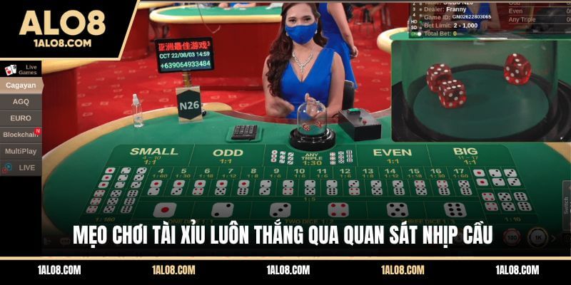 Mẹo Chơi Tài Xỉu Luôn Thắng - 06 Bí Kíp Dự Đoán Chuẩn Mẹo chơi Tài Xỉu luôn thắng qua quan sát nhịp cầu