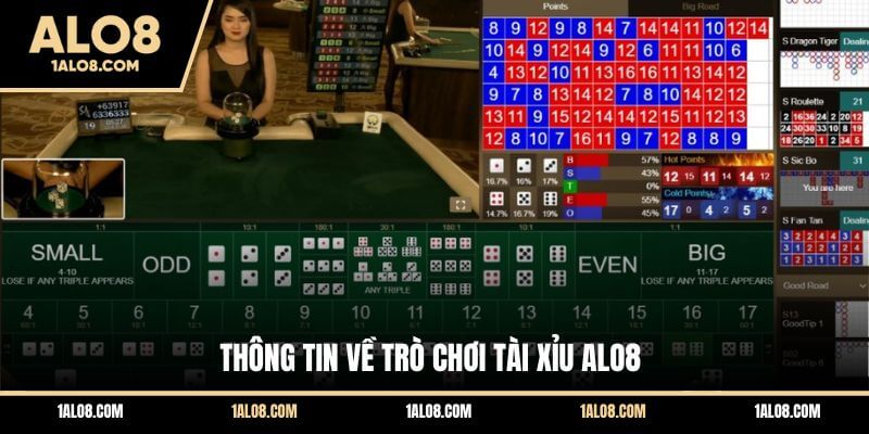 Cách Chơi Tài Xỉu Alo8 Đơn Giản Cho Newbie Thông tin về trò chơi Tài Xỉu ALO8
