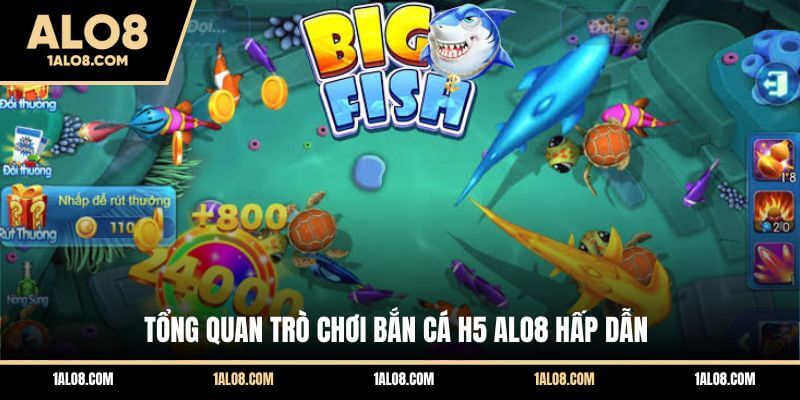 Bắn Cá H5 ALO8 - Game Săn Thưởng Với Đồ Họa Sống Động Tổng quan trò chơi bắn cá H5 ALO8 hấp dẫn