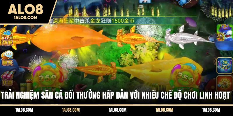 Bắn Cá Xèng ALO8 - Tựa Game Giải Trí Săn Thưởng Hấp Dẫn Trải nghiệm săn cá đổi thưởng hấp dẫn với nhiều chế độ chơi linh hoạt