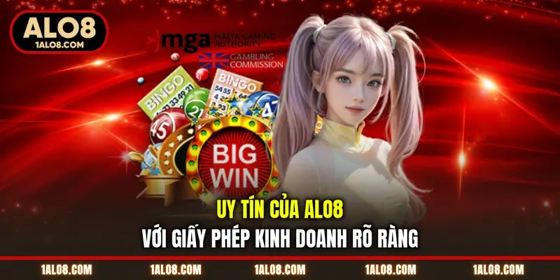 Trang Chủ Uy tín của ALO8 với giấy phép kinh doanh rõ ràng